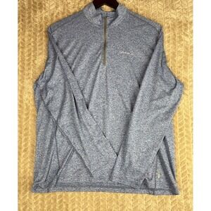 Eddie Bauer Freedry Men's Size XL Blue‎ 1/4 Zip Lightweight Running